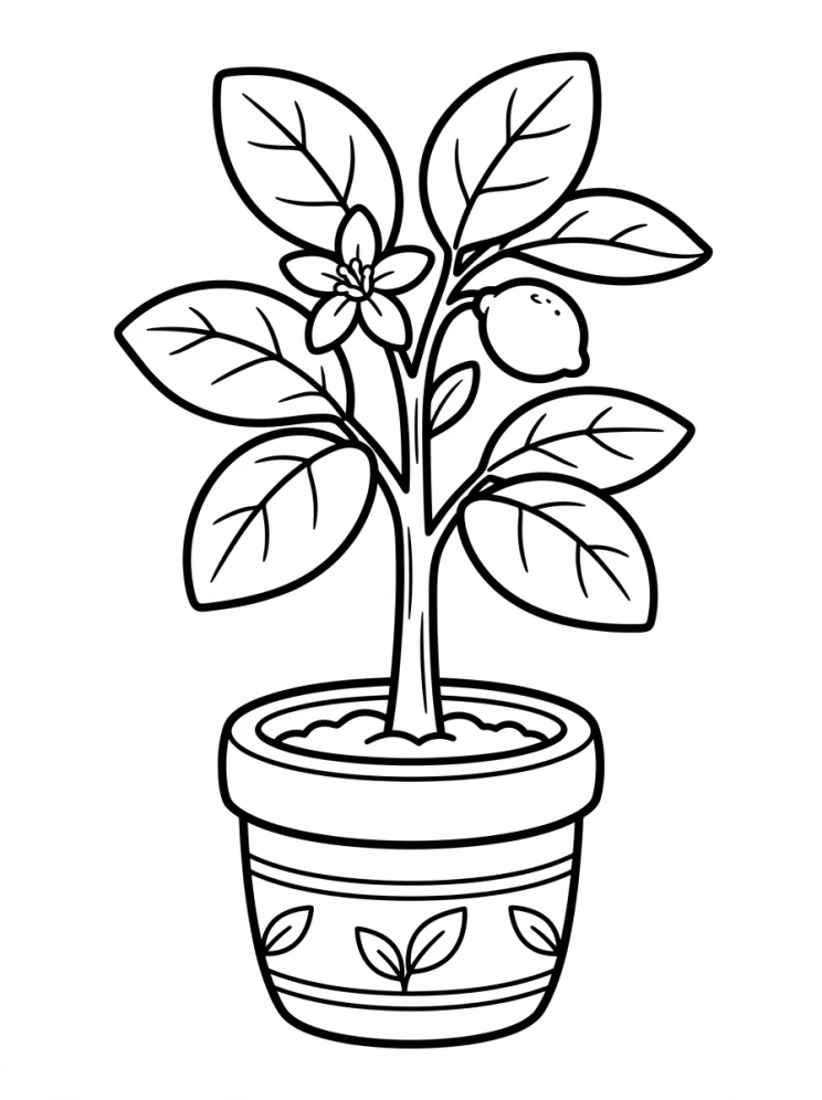 Desenhos de Árvores para colorir 95