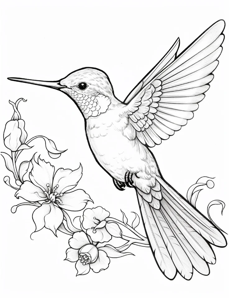 Desenhos de Beija-Flor para colorir 62