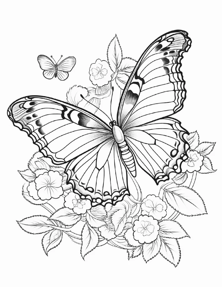 Desenhos de Borboletas para colorir 15
