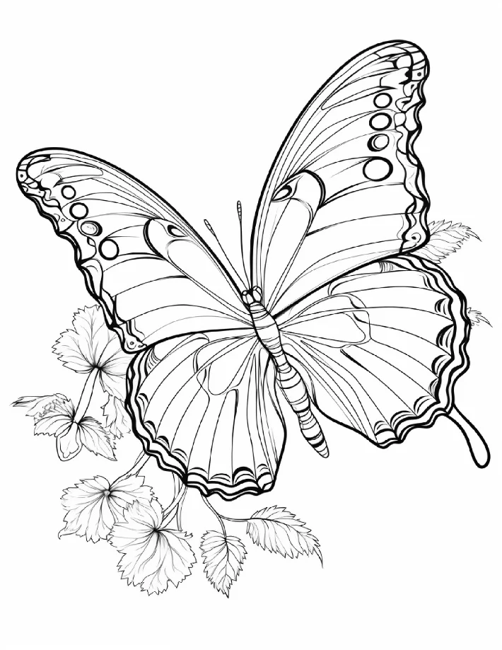Desenhos de Borboletas para colorir 16