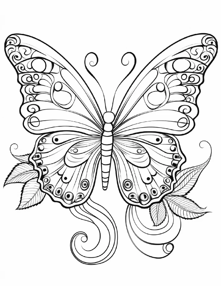 Desenhos de Borboletas para colorir 20