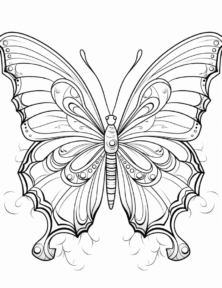 Desenhos de Borboletas para colorir 29