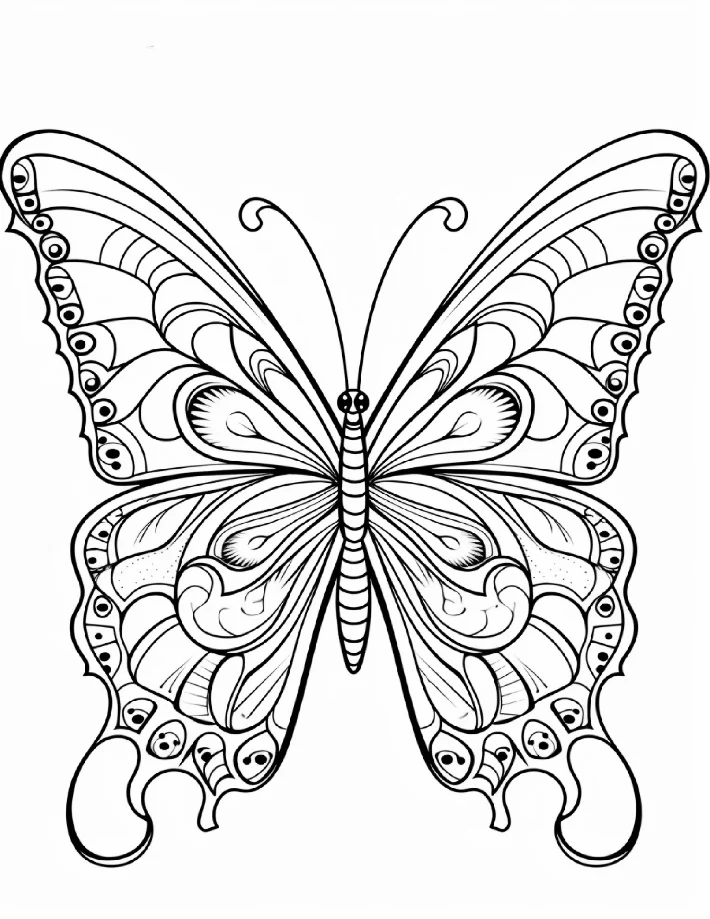 Desenhos de Borboletas para colorir 3