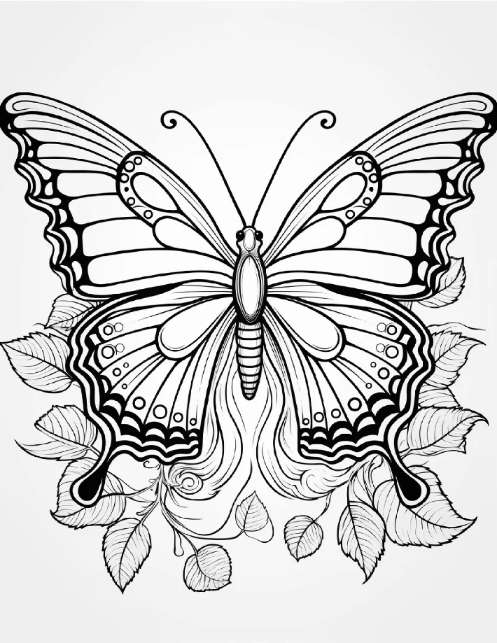 Desenhos de Borboletas para colorir 31