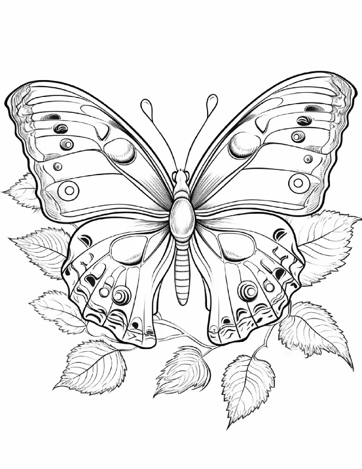 Desenhos de Borboletas para colorir 32