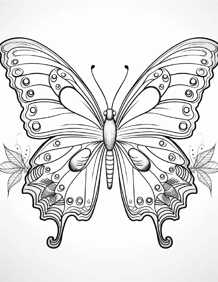 Desenhos de Borboletas para colorir 33
