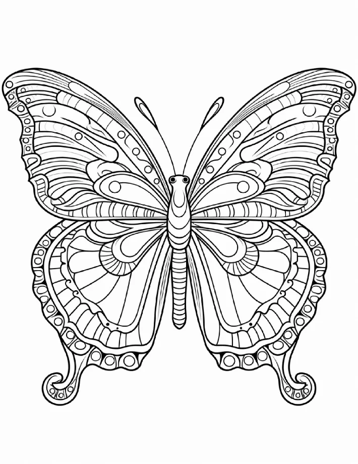 Desenhos de Borboletas para colorir 35