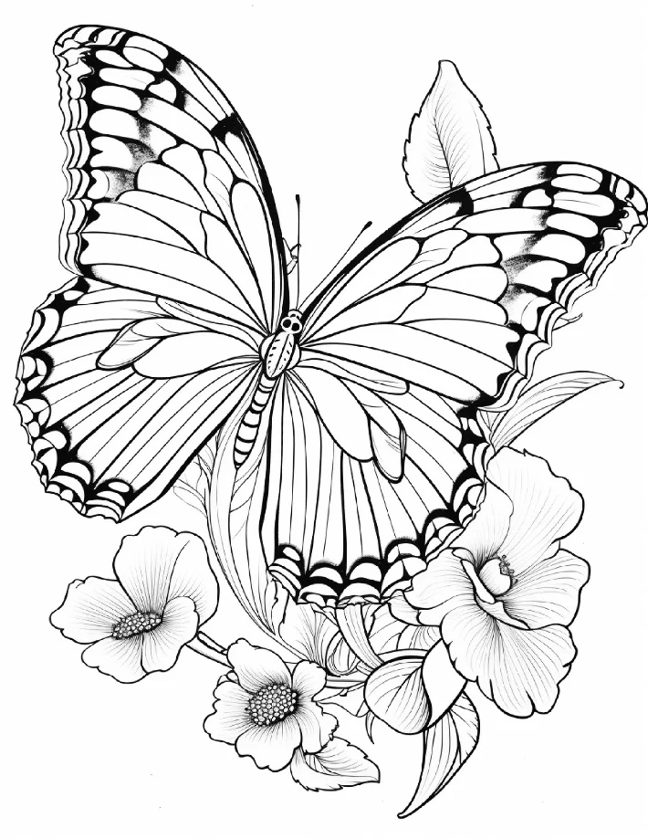 Desenhos de Borboletas para colorir 36