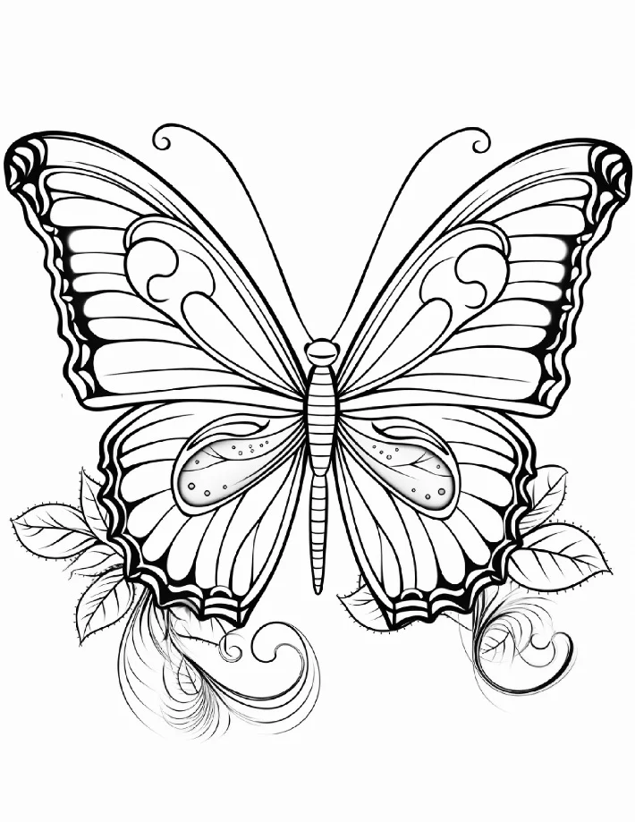 Desenhos de Borboletas para colorir 37