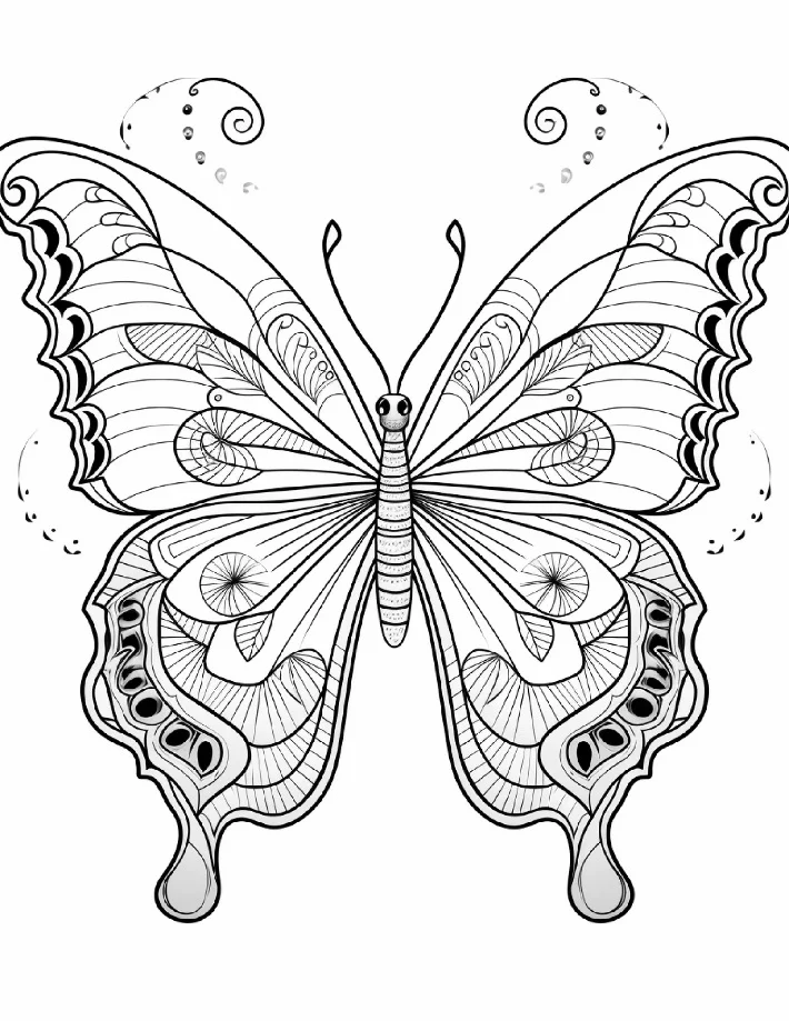 Desenhos de Borboletas para colorir 38