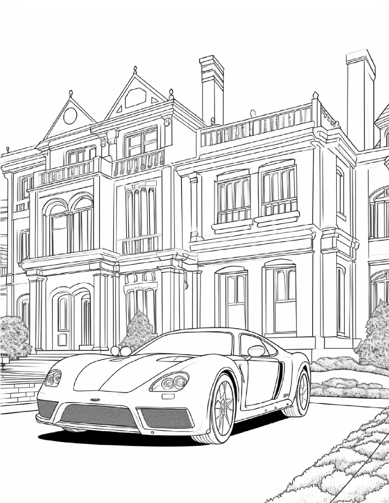 Desenhos de Carros para colorir 26