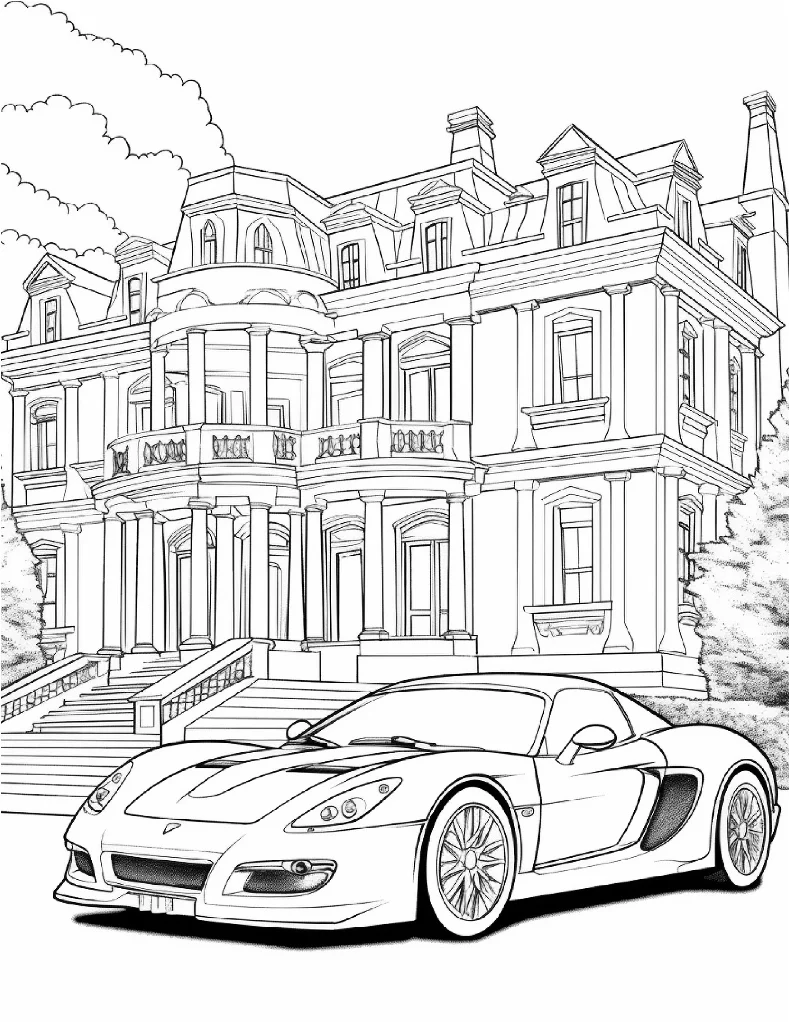 Desenhos de Carros para colorir 28