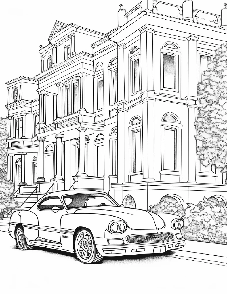 Desenhos de Carros para colorir 39