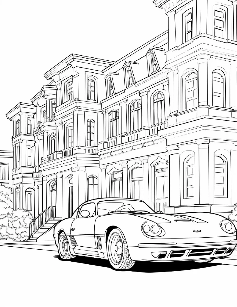 Desenhos de Carros para colorir 40