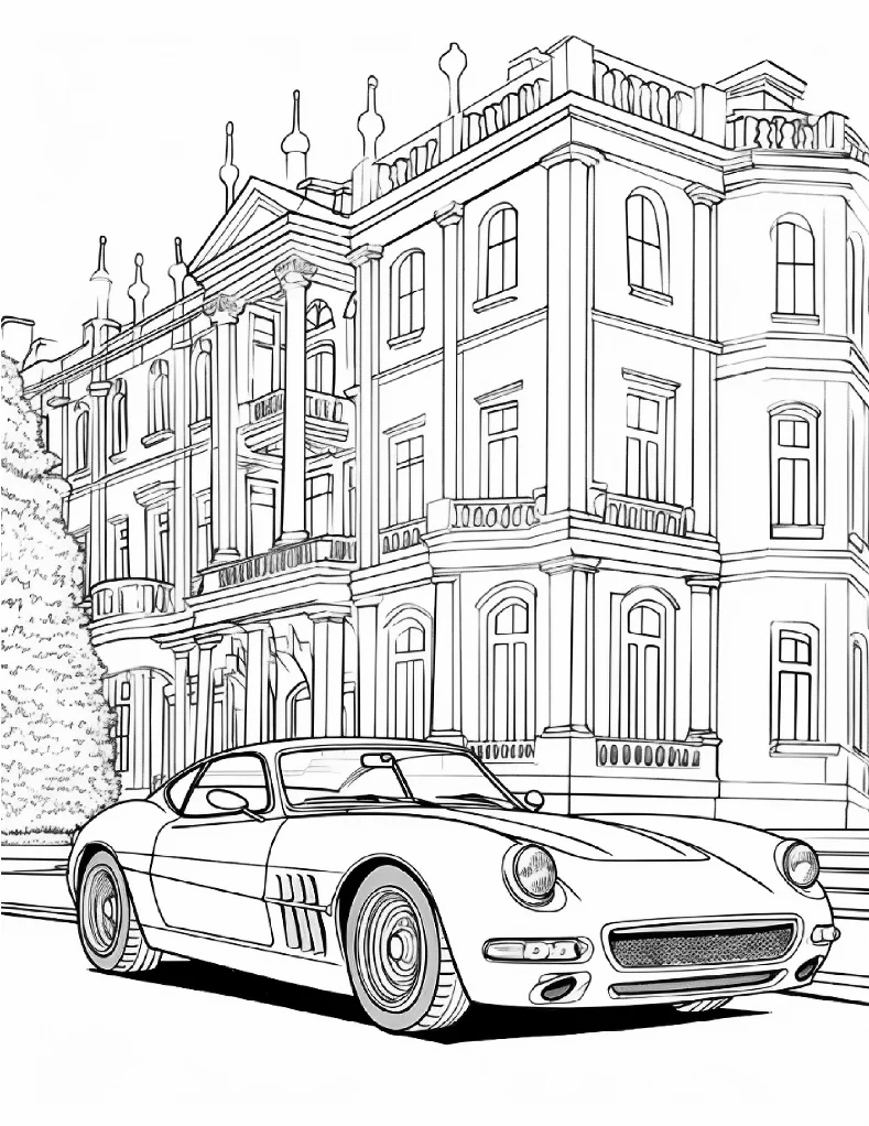 Desenhos de Carros para colorir 41
