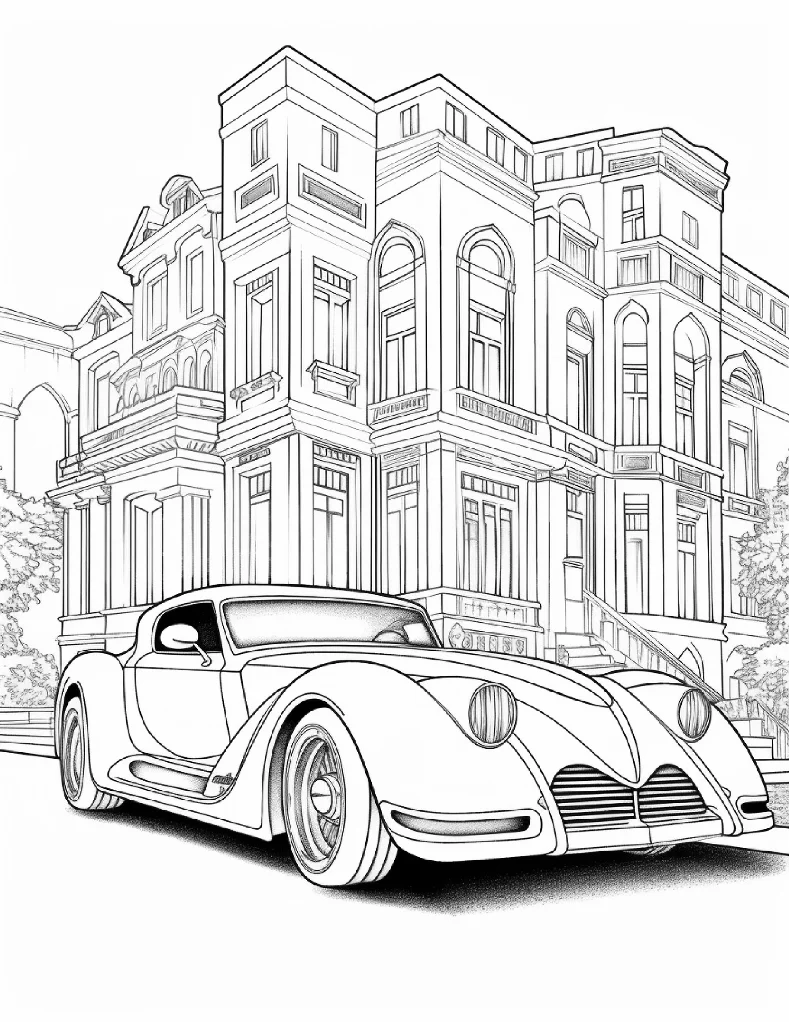 Desenhos de Carros para colorir 42