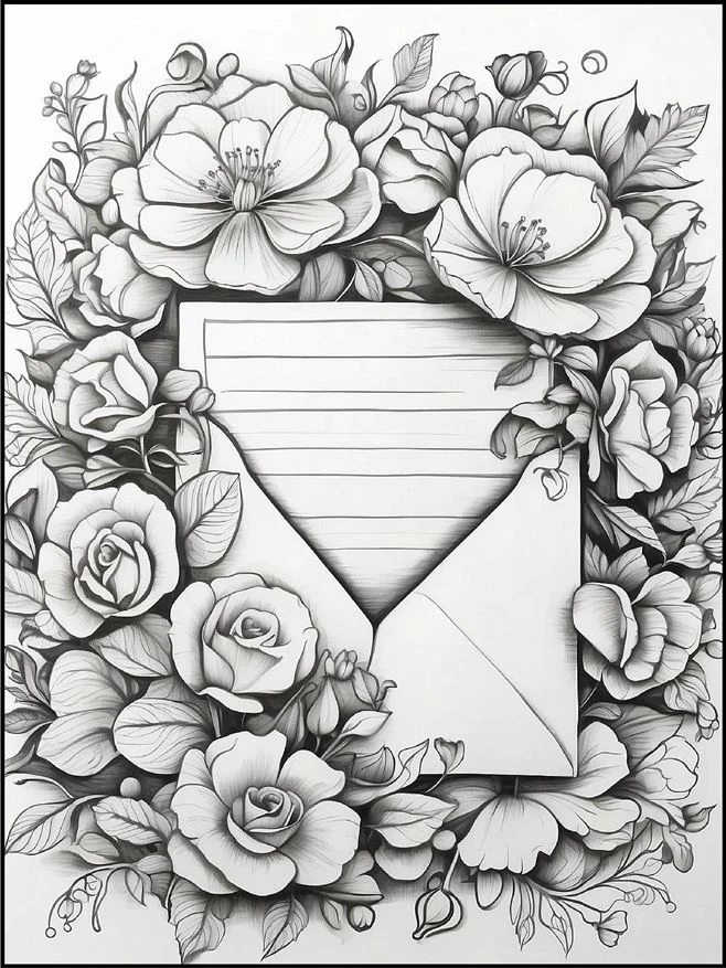 Desenhos de Dia dos Namorados para colorir 28