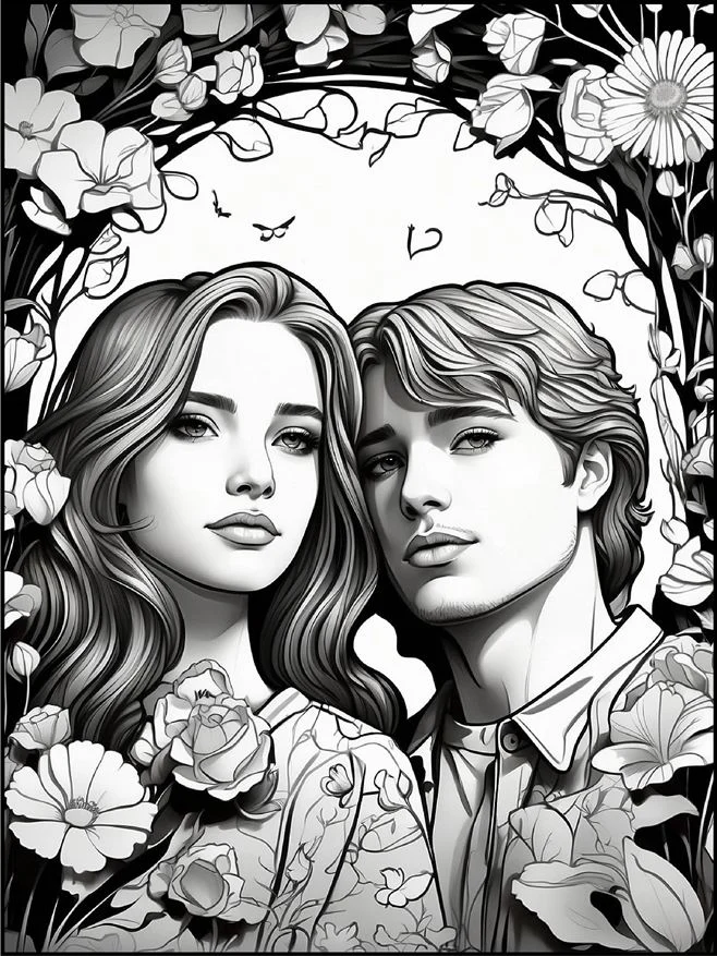 Desenhos de Dia dos Namorados para colorir 40