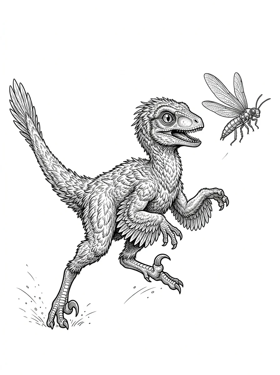 Desenhos de Dinossauro Realista para colorir 105