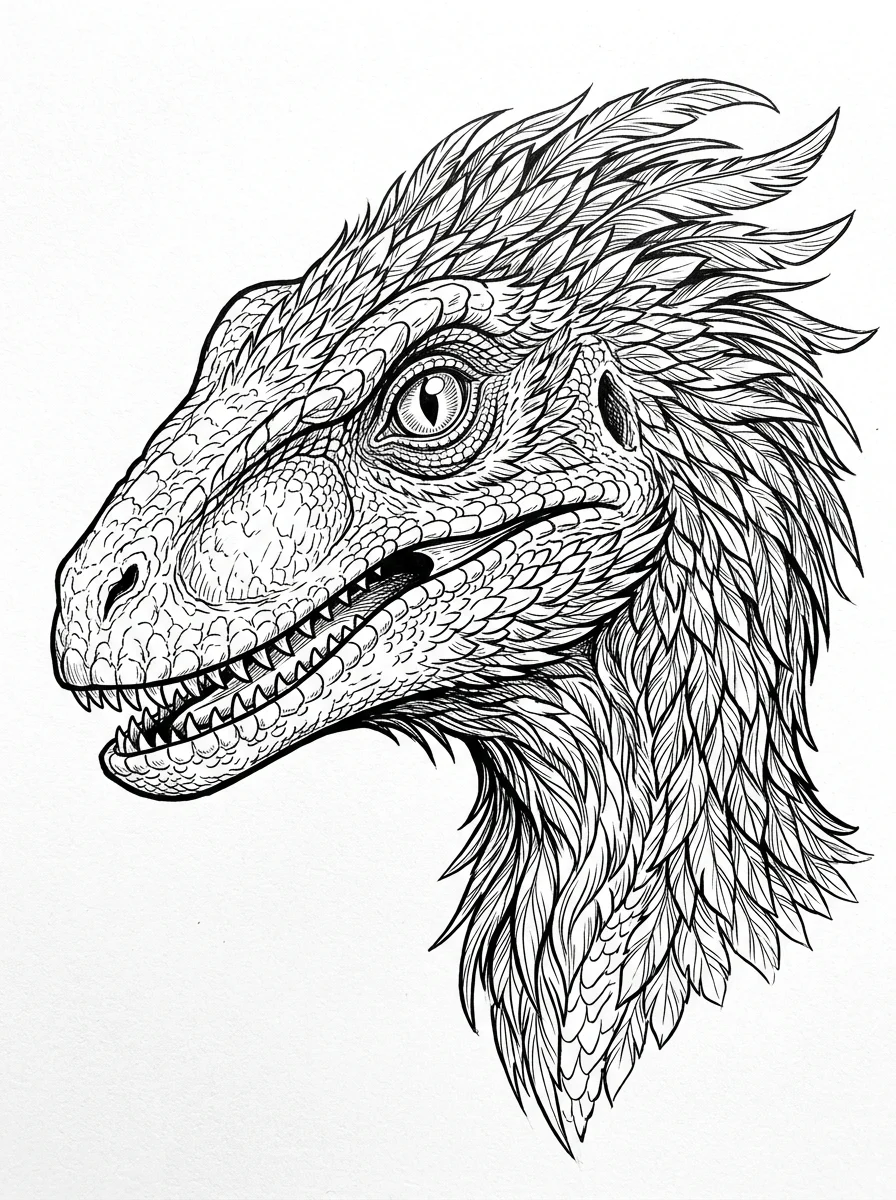 Desenhos de Dinossauro Realista para colorir 107