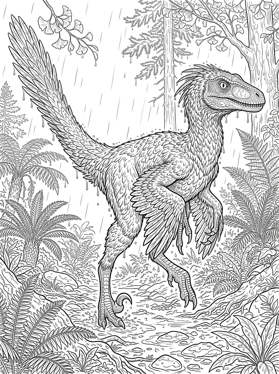 Desenhos de Dinossauro Realista para colorir 108