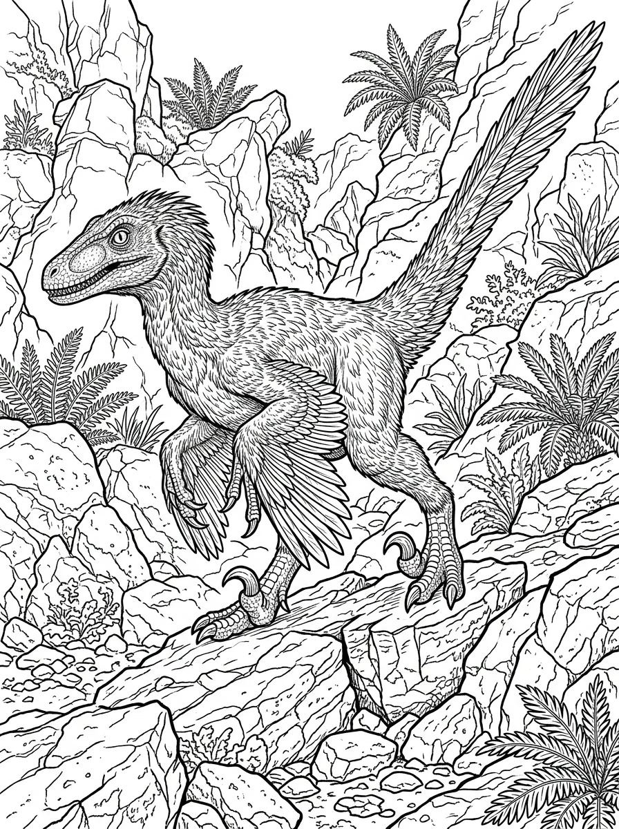 Desenhos de Dinossauro Realista para colorir 109