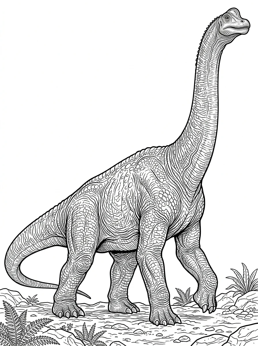 Desenhos de Dinossauro Realista para colorir 16