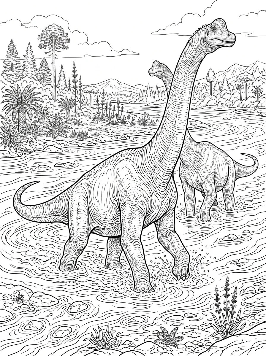 Desenhos de Dinossauro Realista para colorir 17