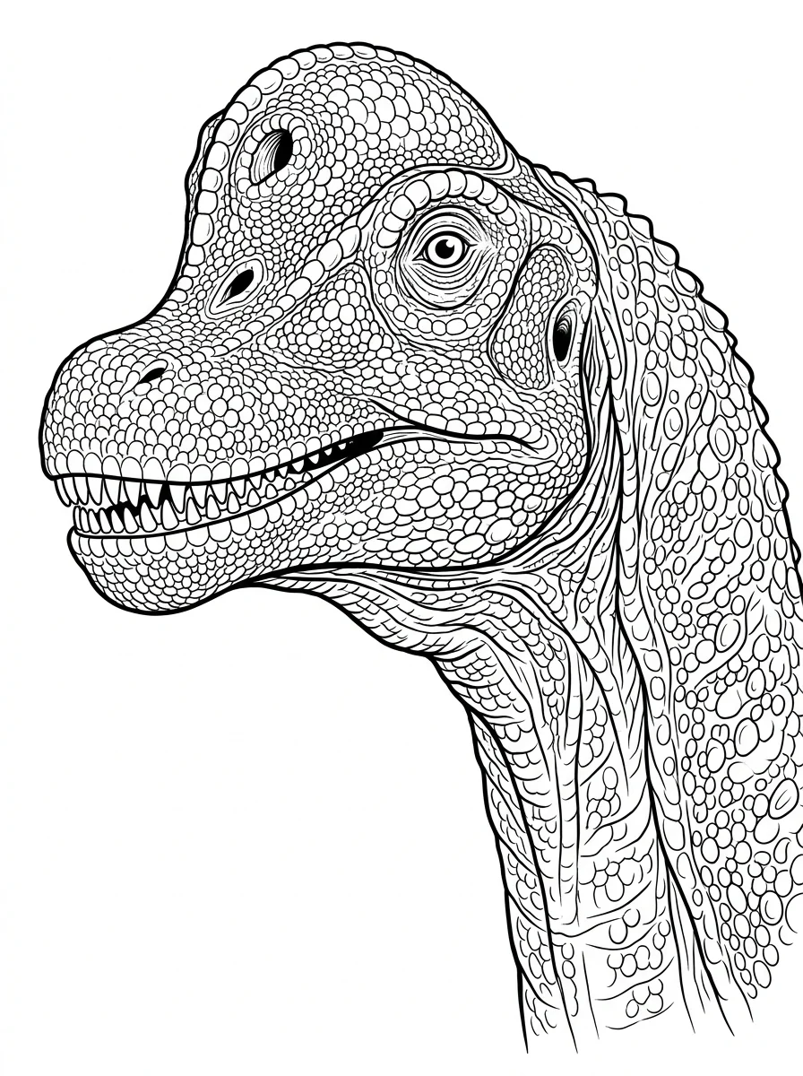 Desenhos de Dinossauro Realista para colorir 20