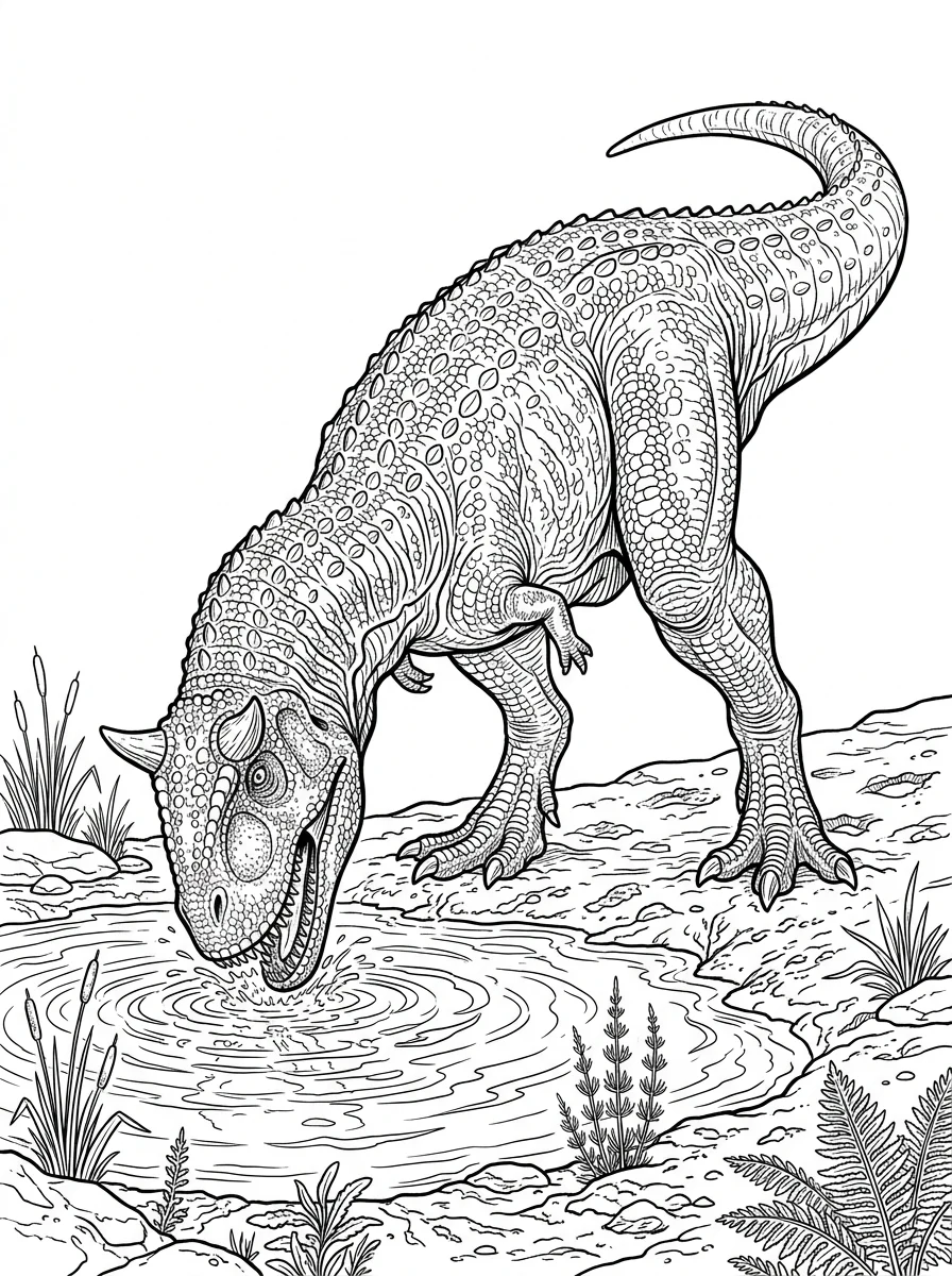 Desenhos de Dinossauro Realista para colorir 24