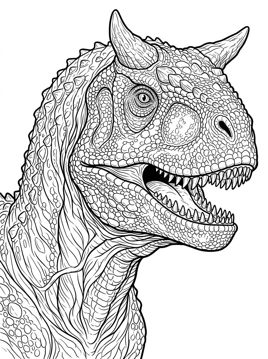Desenhos de Dinossauro Realista para colorir 25