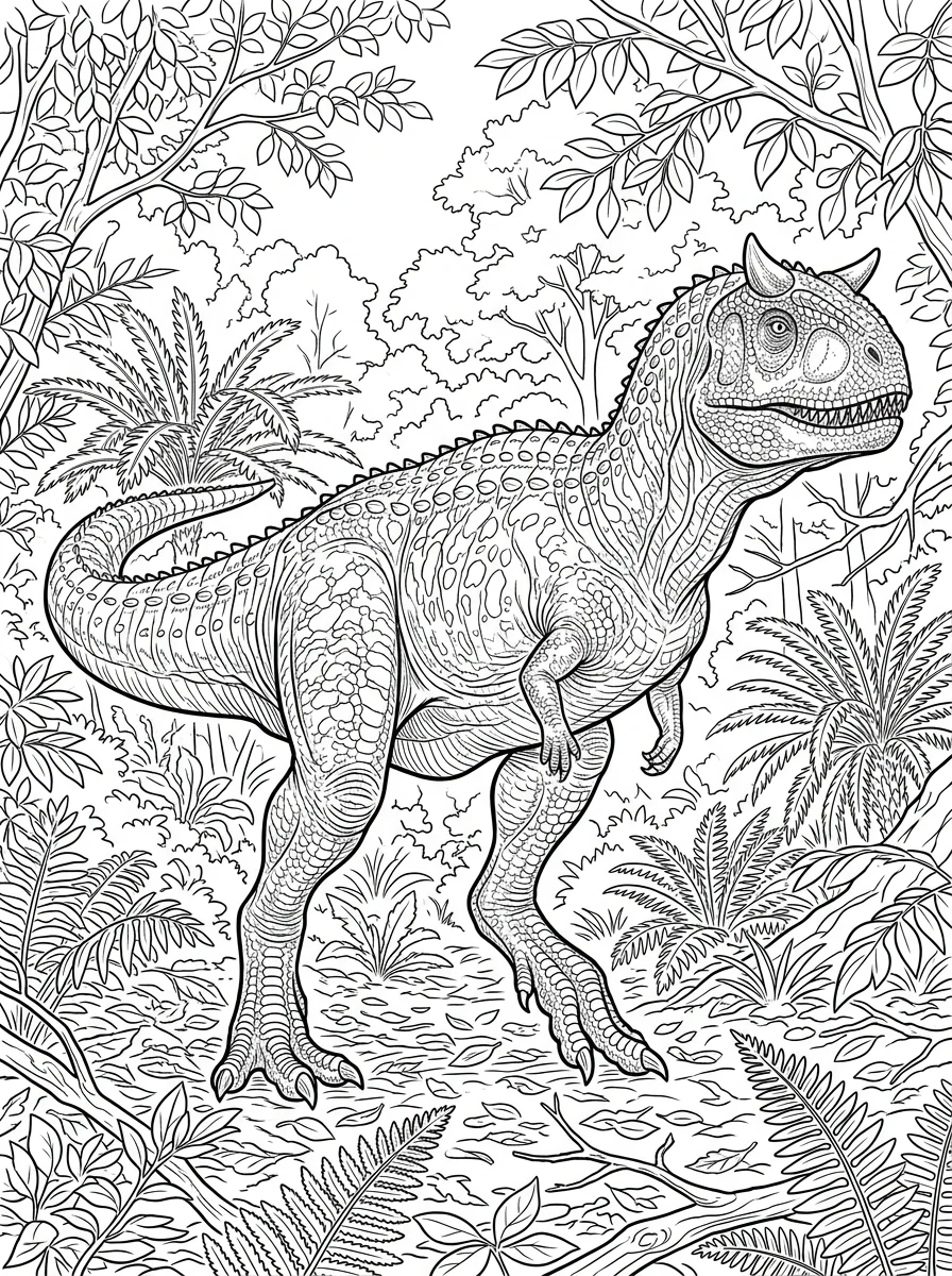 Desenhos de Dinossauro Realista para colorir 30
