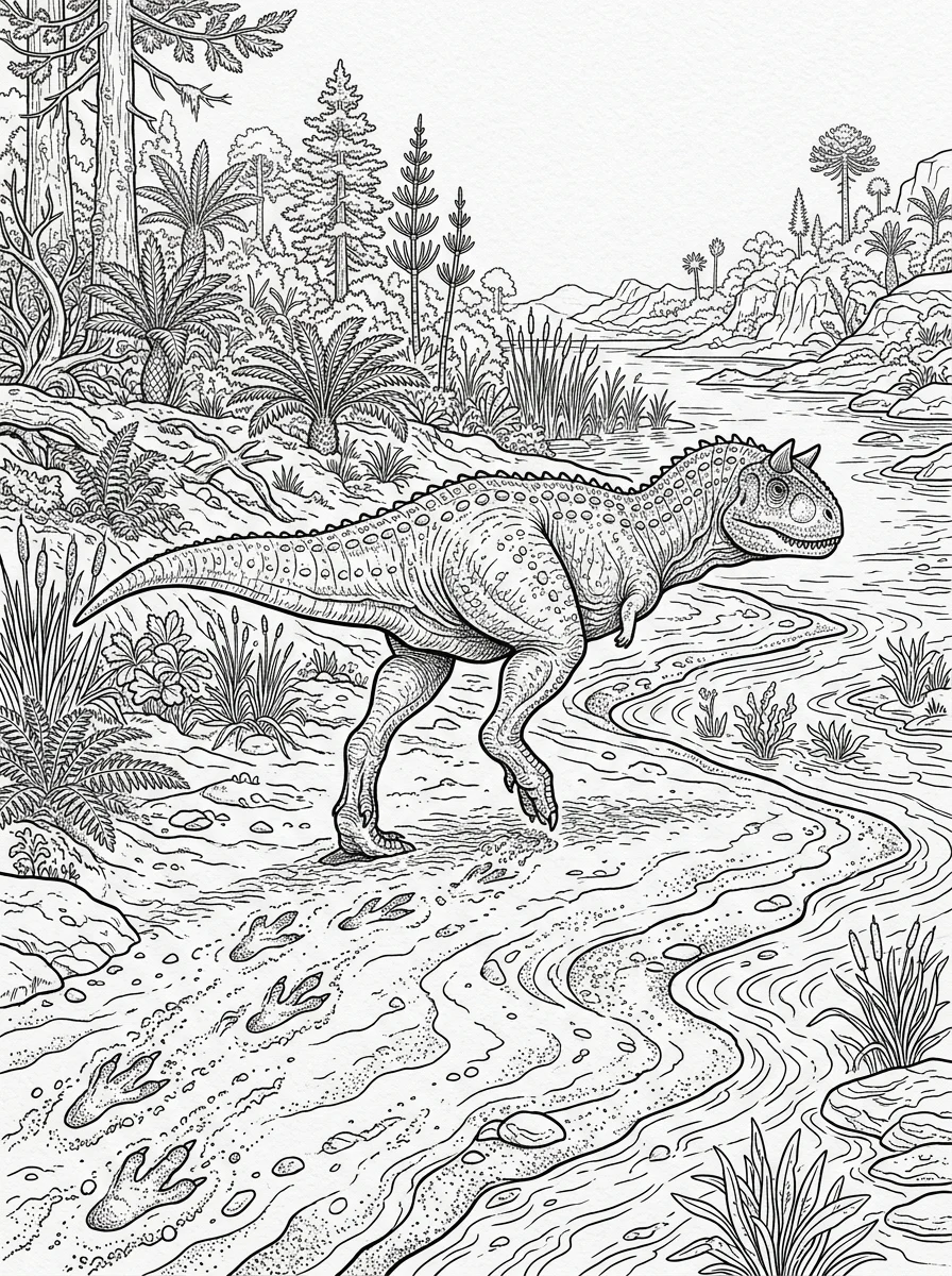 Desenhos de Dinossauro Realista para colorir 33