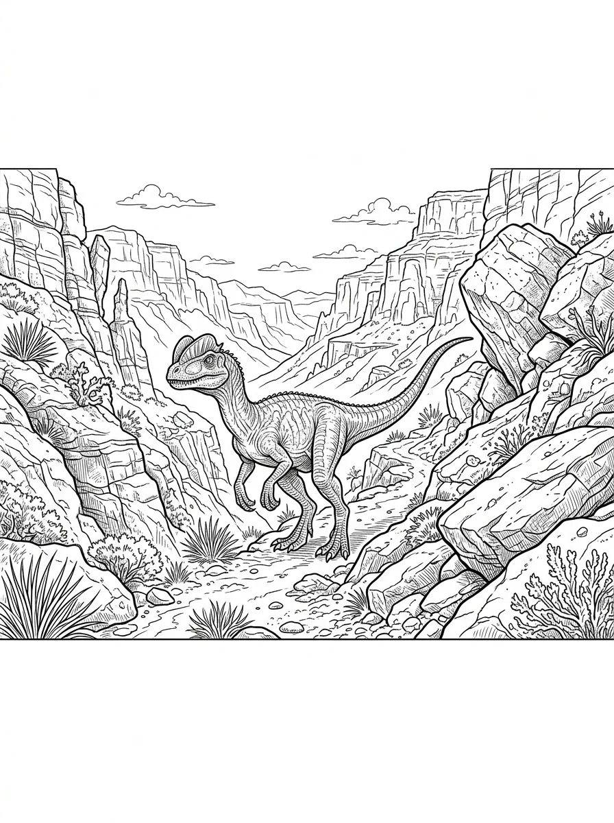 Desenhos de Dinossauro Realista para colorir 41