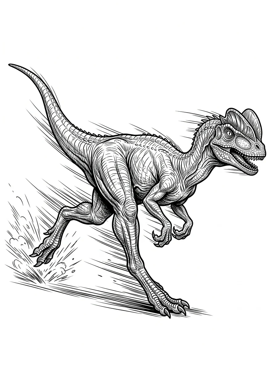 Desenhos de Dinossauro Realista para colorir 43
