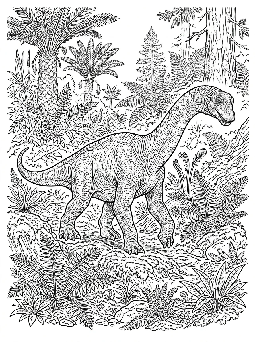 Desenhos de Dinossauro Realista para colorir 46