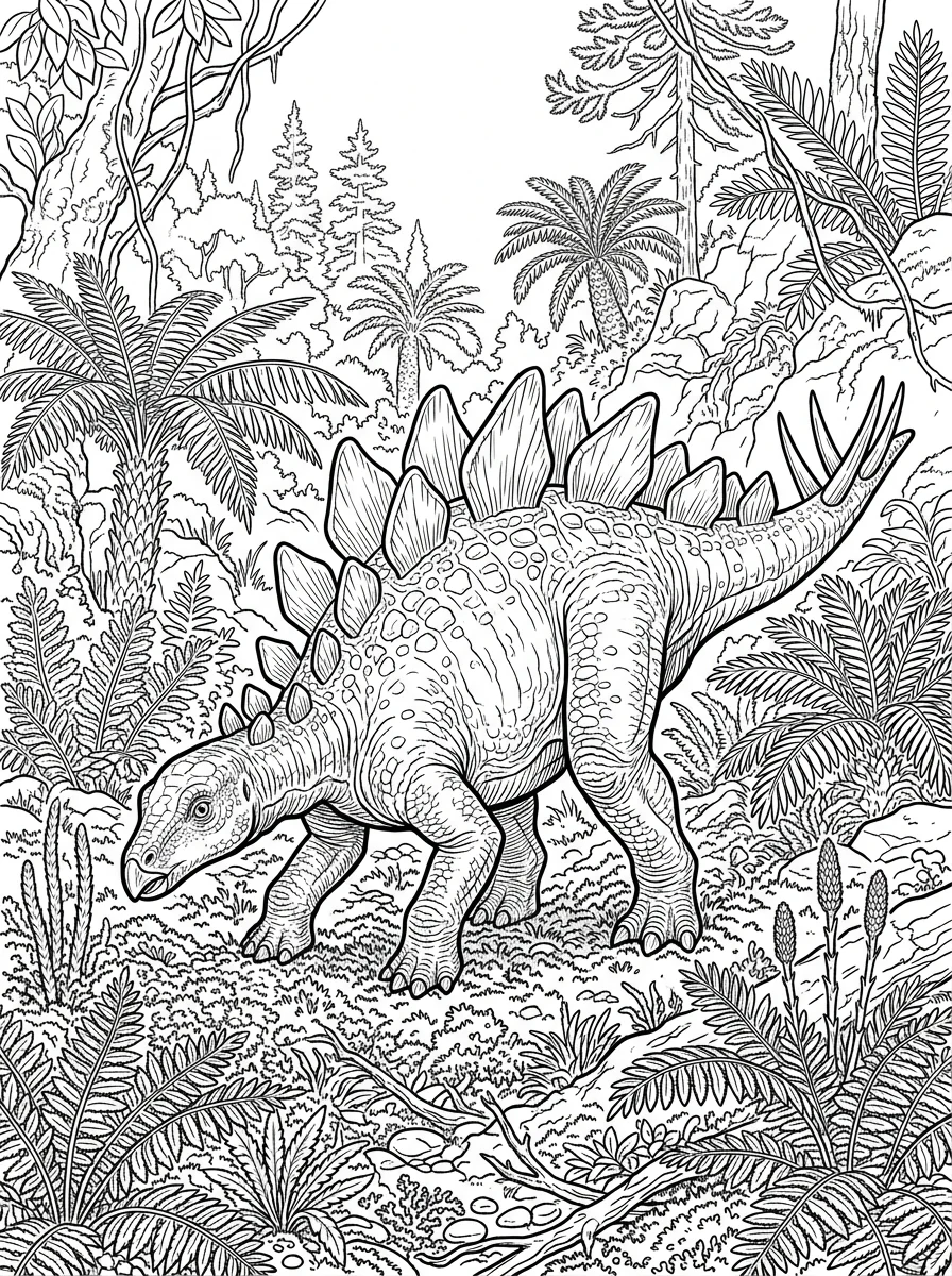 Desenhos de Dinossauro Realista para colorir 47