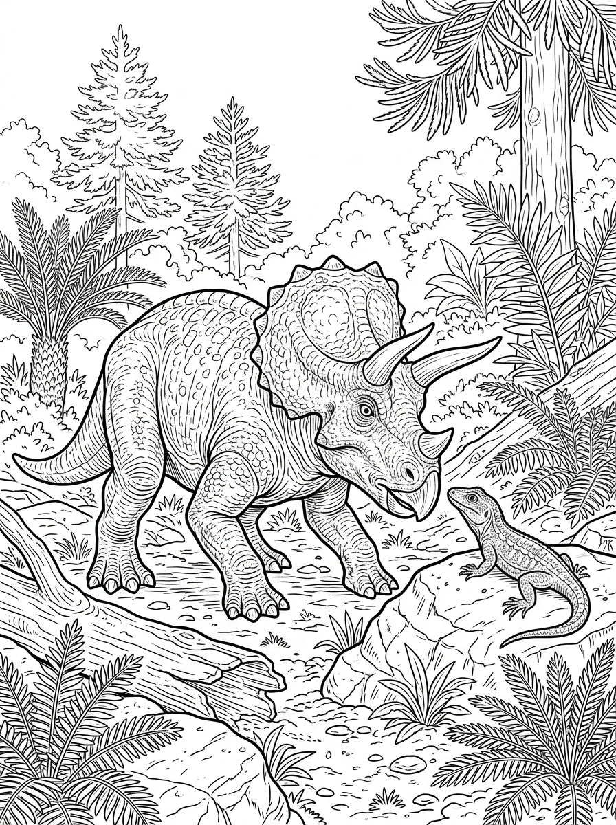 Desenhos de Dinossauro Realista para colorir 48
