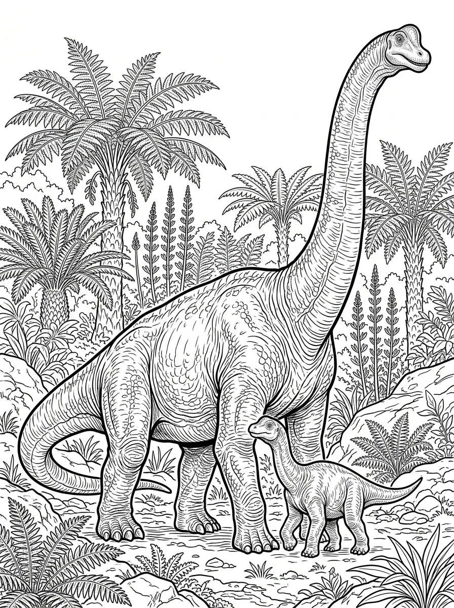 Desenhos de Dinossauro Realista para colorir 55