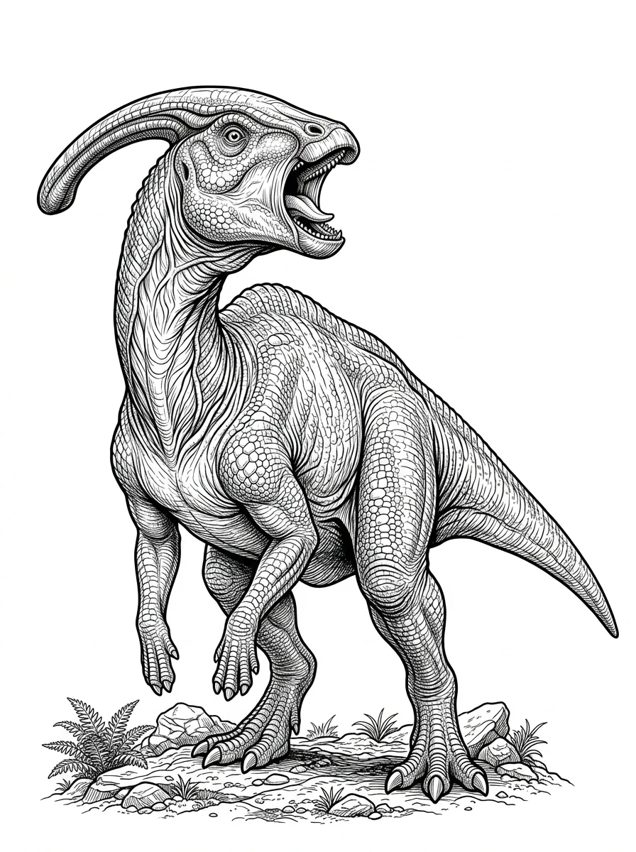 Desenhos de Dinossauro Realista para colorir 56