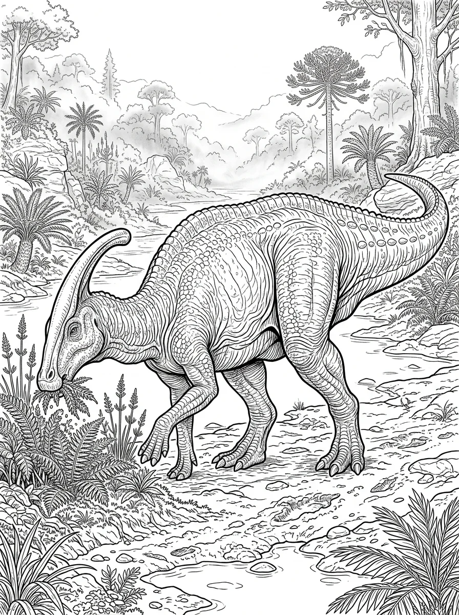 Desenhos de Dinossauro Realista para colorir 60