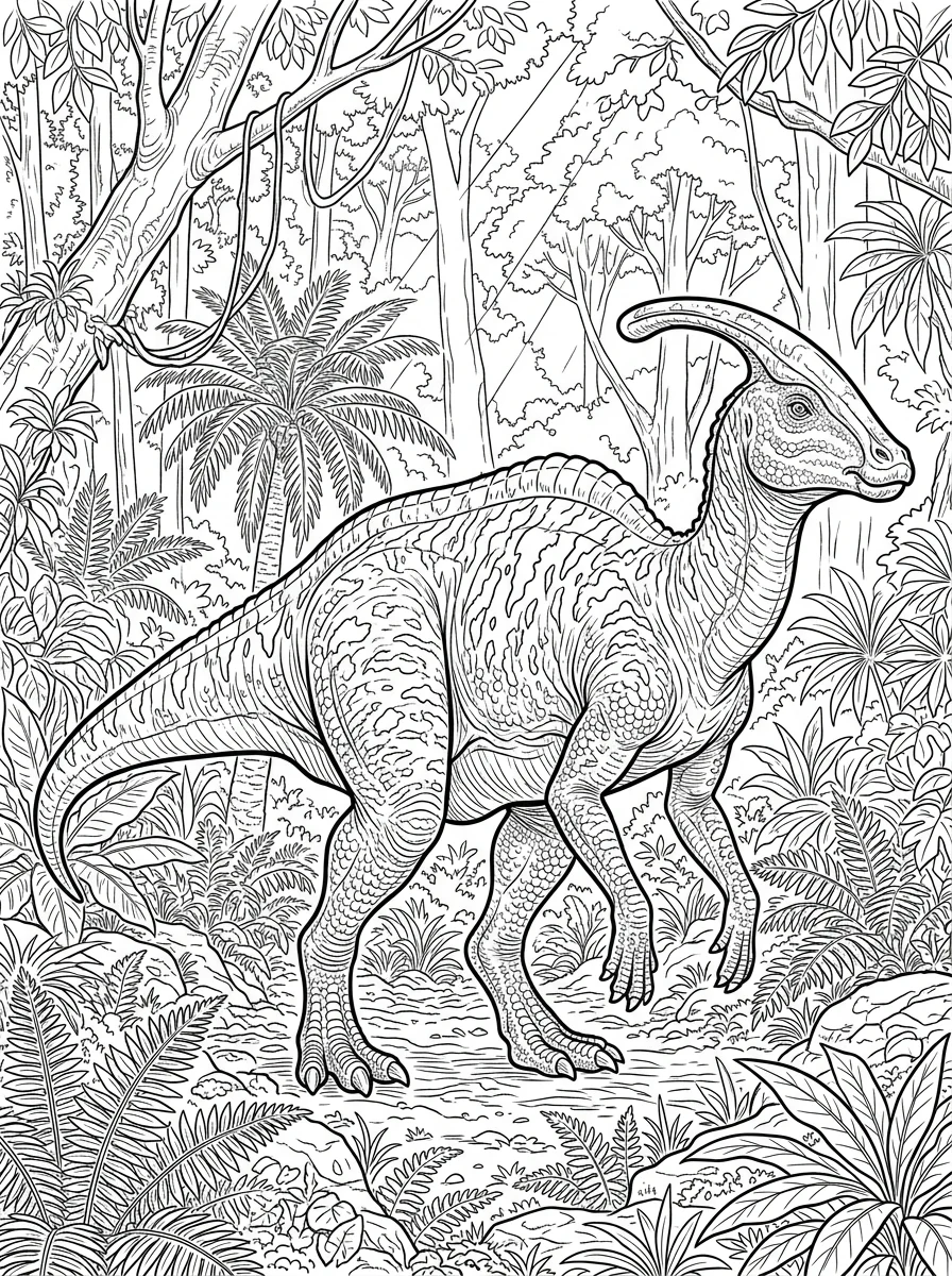 Desenhos de Dinossauro Realista para colorir 62