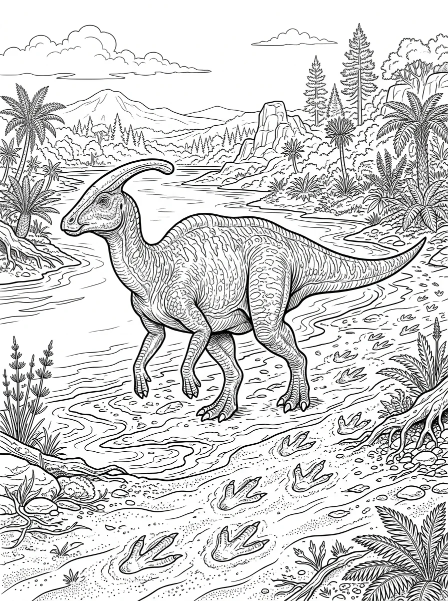 Desenhos de Dinossauro Realista para colorir 64