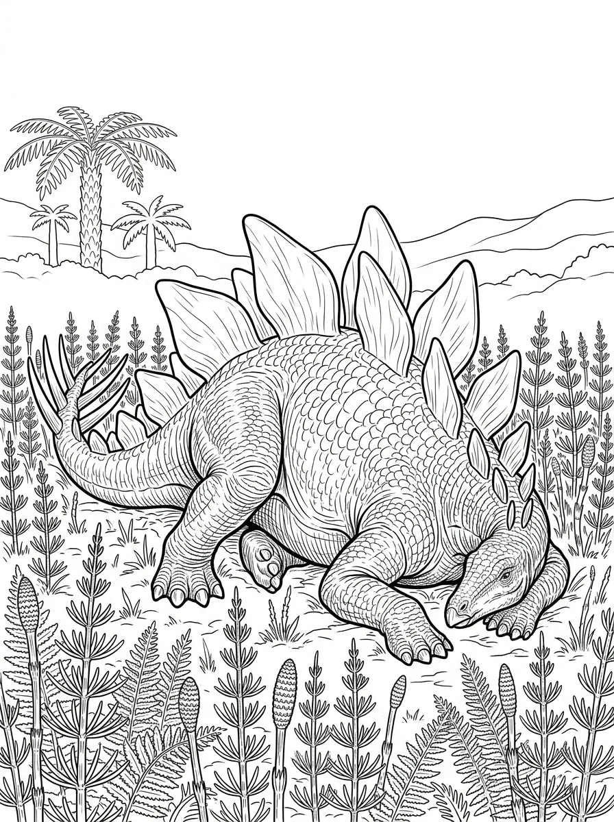 Desenhos de Dinossauro Realista para colorir 71