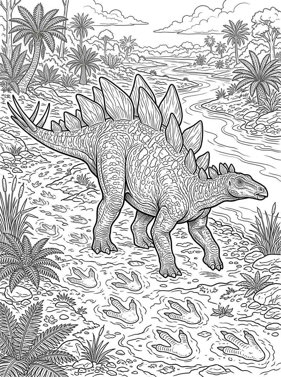 Desenhos de Dinossauro Realista para colorir 73
