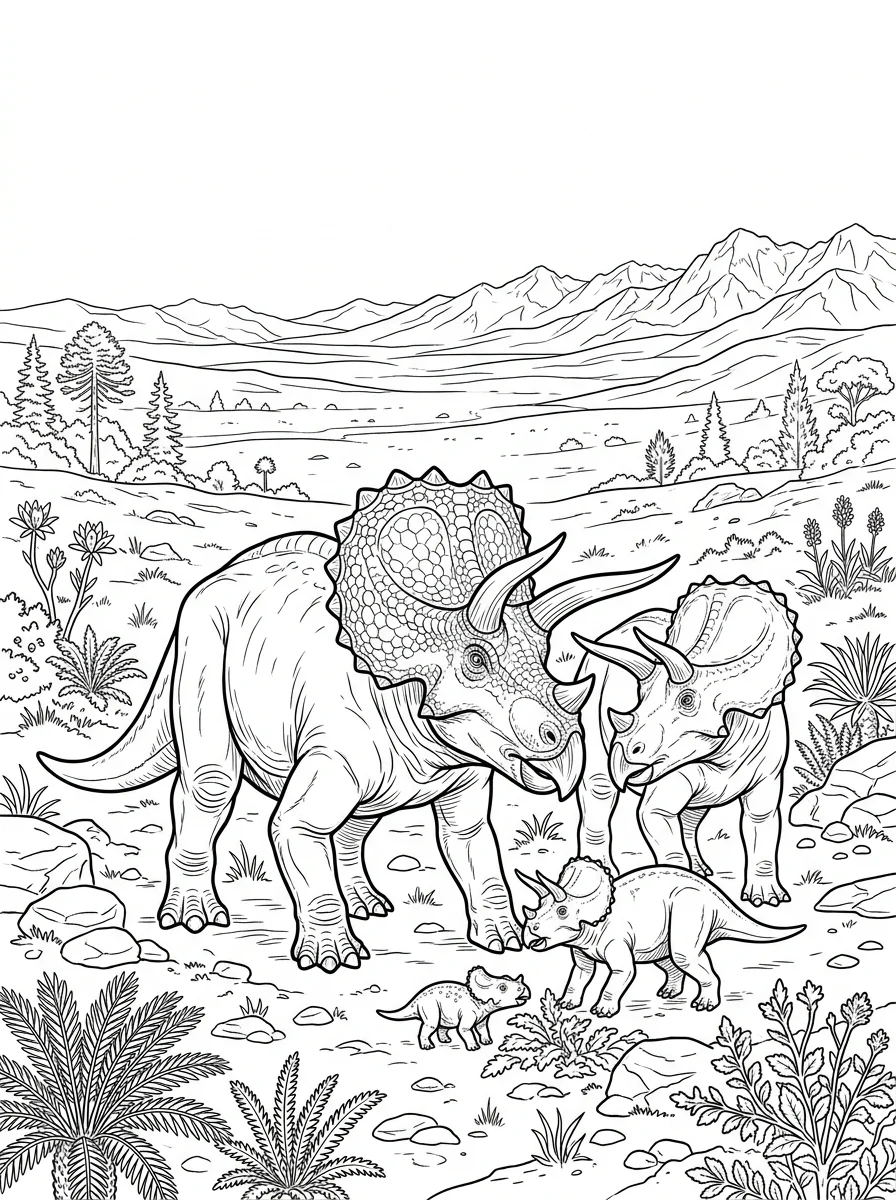 Desenhos de Dinossauro Realista para colorir 77