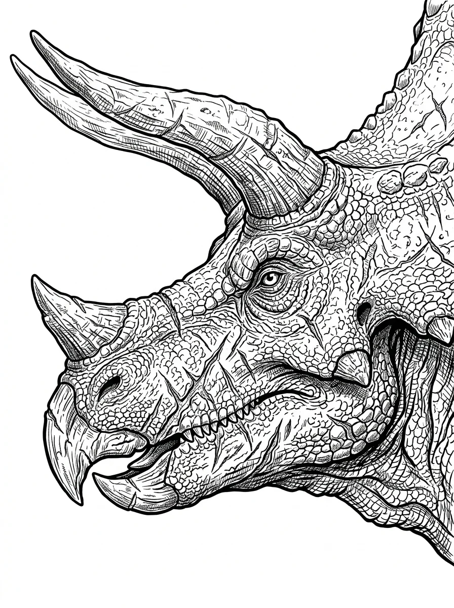 Desenhos de Dinossauro Realista para colorir 82