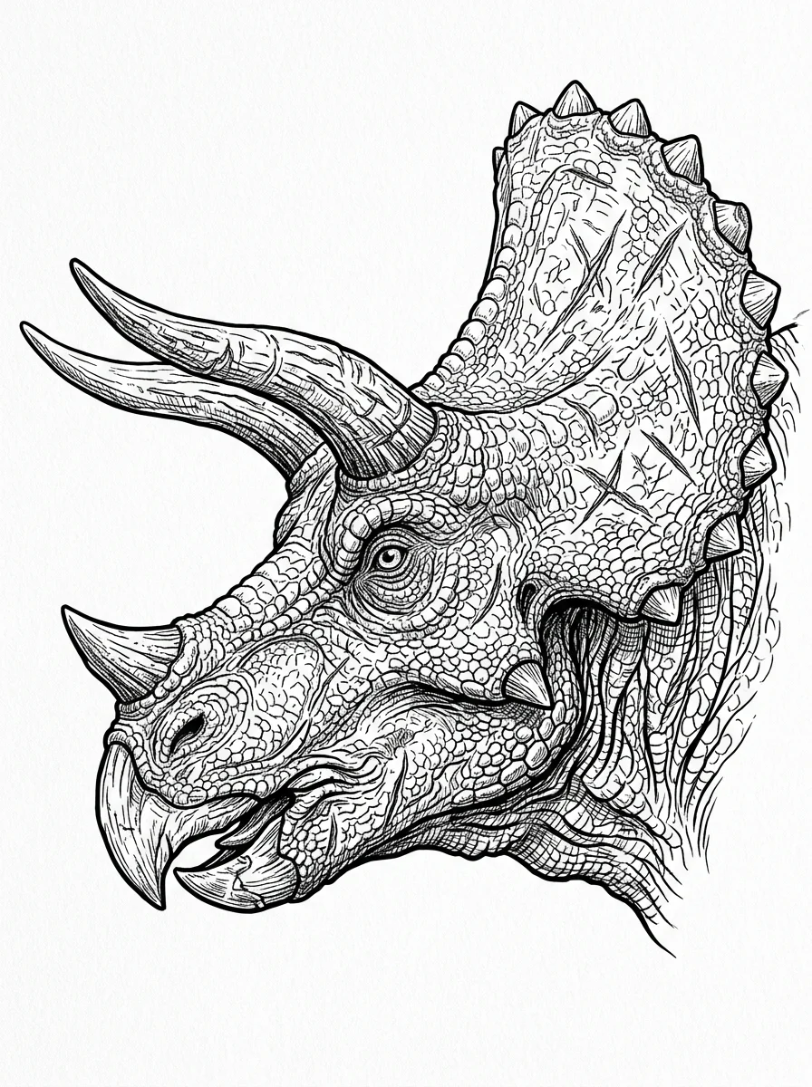 Desenhos de Dinossauro Realista para colorir 83