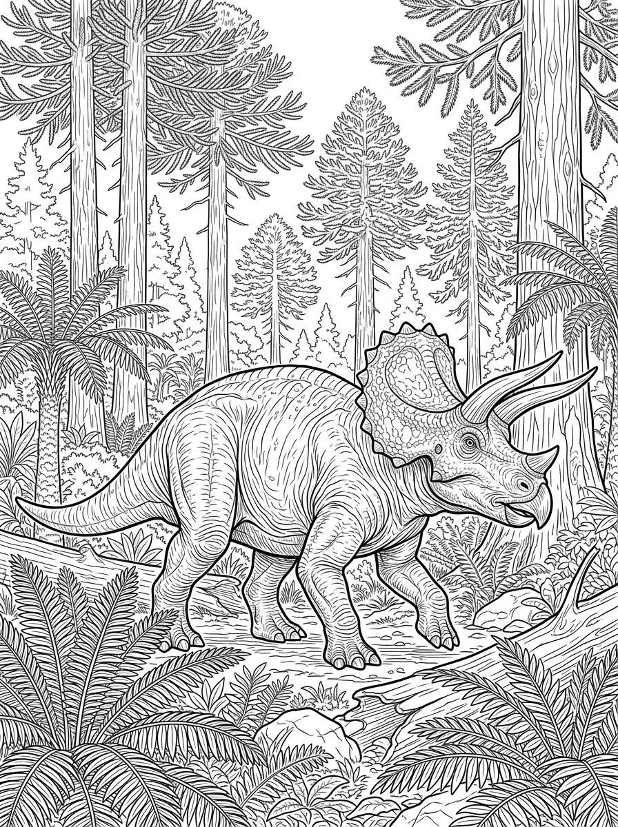 Desenhos de Dinossauro Realista para colorir 91
