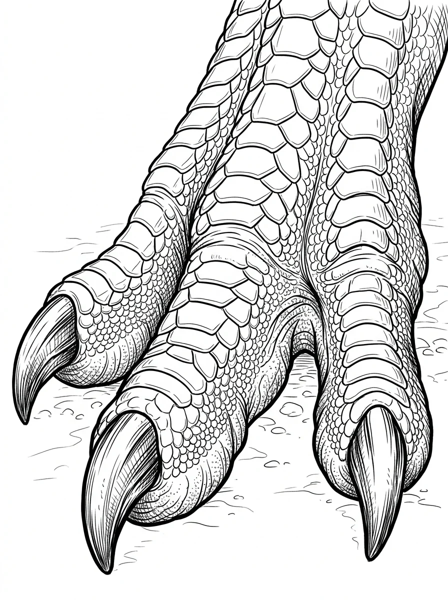 Desenhos de Dinossauro Realista para colorir 95